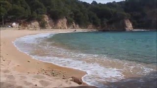 Cala Giverola  Tossa de Mar  Costa Brava  2016 [upl. by Aneeles561]