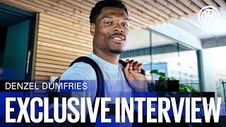 DENZEL DUMFRIES  EXCLUSIVE INTERVIEW  PRESEASON 202324 🎙️⚫🔵 [upl. by Attelahs949]