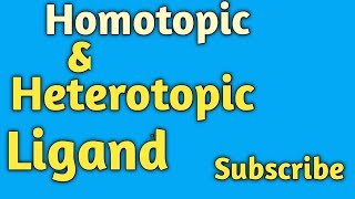 HOMOTOPIC AND HETEROTOPIC LIGAND [upl. by Allenotna803]