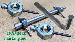 HOW TO MAKE HOMEMADE CIRCLE MARKING TOOL diytool tools [upl. by Eaves]