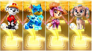 PAW Patrol  The Mighty Movie Marshall 🐶 Zuma 🐶 Chase 🐶 Ryder 🐶 Rubble 🐶 Skye ☄️ Tiles Hop EDM Rush [upl. by Ferro]