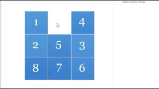 How to solve 8 pieces Sliding Puzzle [upl. by Aimahs]