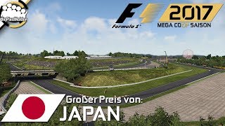 F1 2017 MEGA COOP SAISON 22  Lauf 11  Japan  Rennen  Lets Play F1 2017 Mega Coop [upl. by Chaiken]