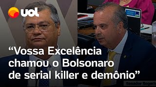 Chamou o Bolsonaro de serial killer Rogério Marinho questiona parcialidade de Flávio Dino [upl. by Odie587]