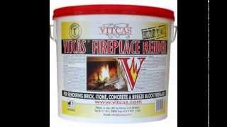 VITCAS Render and Heat Resistant Plaster  Plastering Around Fireplace [upl. by Aleekat908]