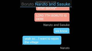 Boruto Texting Story A Jougan for a Neglected Boruto Part 5 [upl. by Mattox]