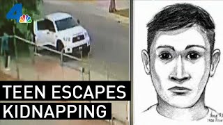 Teenage Girl Escapes Attempted Kidnapping in Riverside  NBCLA [upl. by Eyr]