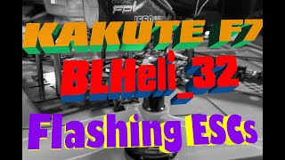 Kakute F7 Build  Update ESC Firmware in BLHeli32 [upl. by Sirref]