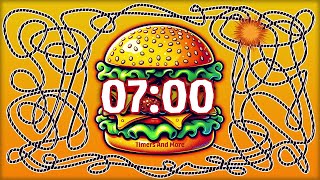 7 Minute Cartoon Style Burger 🍔 Timer Bomb 💣 [upl. by Ettenom]