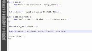 How to Create an HTML Form That Stores Data in a MySQL Database Using PHP Part 3 of 4 [upl. by Aseeral]