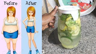 NO DIET NO EXERCISE  LOSE WEIGHT FAST WITH LEMON GINGER CUCUMBER WEIGHT LOSS DRINK [upl. by Pearlman]