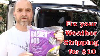 Why you NEED to repair your car weather stripping with this 10 hack [upl. by Lehcyar512]