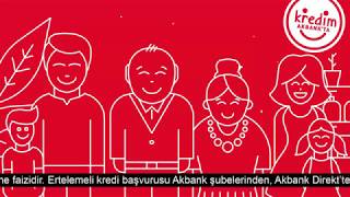 Ertelemeli Bayram Kredisi Akbankta [upl. by Clementina]