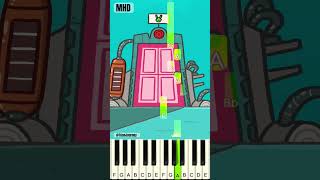 Catnap and The Smiling critters collect fear at the scar floor ToonJourney  Piano Tutorial [upl. by Terej]