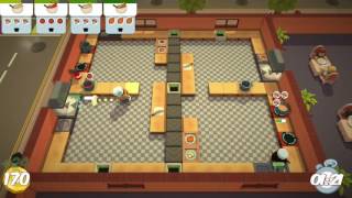 Overcooked Level 62 2 Player Coop 3 Stars [upl. by Enajiram]