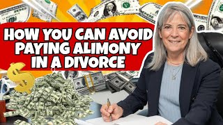 How You Can Avoid Paying Alimony In A Divorce [upl. by Dazhehs]