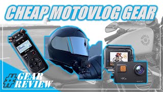 Cheap Motovlog Set Up Tascam DR05X and Apeman A87 Review [upl. by Madea]