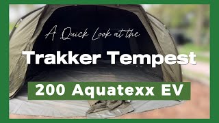 Trakker Tempest 200 Aquatexx EV trakker tempest bivvy carpfishing [upl. by Derrek]