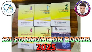 CA FOUNDATION BOOKS UNBOXING [upl. by Standice]