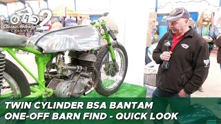 BSA Bantam 250cc twin cylinder motorcycle at The Bristol Classic Motorcycle Show 2022 [upl. by Mochun222]