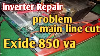 Exide inverter 850vA  main power bar bar cut ho raha hai [upl. by Sol]