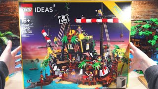 Pure build 🔊 LEGO Pirates of Barracuda Bay 21322 ASMR [upl. by Tamarah239]