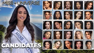 All Miss Universe 2023 Candidates 👑🌟 [upl. by Anitahs]