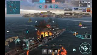 World of Warships Blitz  Tier 7 Soviet Battleship Poltava 103 [upl. by Anitnerolf]