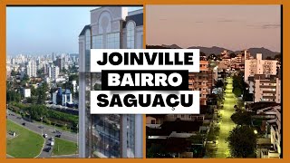 Bairro SAGUAÇŰ  JOINVILLE SC  Parque de France  Comércio [upl. by Harvey]