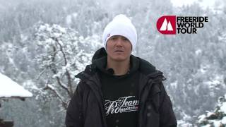 Freeride World Champion Xavier De Le Rue enters intense 2010 [upl. by Llener]