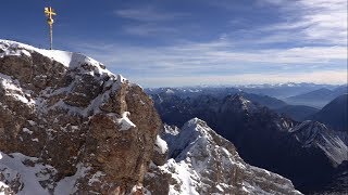 Mit der Zahnrad und Gletscherbahn zur Zugspitze 4K [upl. by Rechaba383]