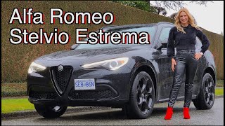 2023 Alfa Romeo Stelvio Estrema review  You got to try one [upl. by Leidag314]