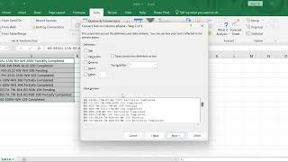 Split data into different columns in Microsoft Excel [upl. by Kiraa]