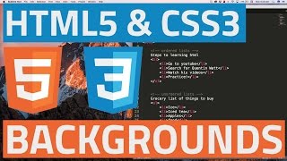 HTML5 and CSS3 beginner tutorial 17  background images [upl. by Rockafellow]