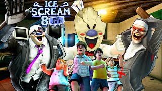 Ice Scream 8 Full Gameplay [upl. by Bortman552]