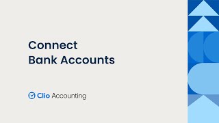 Connect Bank Accounts in Clio Accounting [upl. by Whitten]