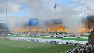 Sirius  Hammarby 03 2024 TIFO  PYRO [upl. by Haropizt]