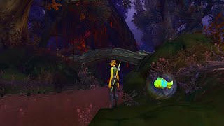 Spellbinding Gentle Nighttime Forest Vale Creek  Music amp Water Sounds  World of Warcraft Fishing [upl. by Irab]