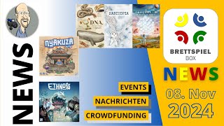 Brettspiel News der Brettspielbox  08 November 2024 [upl. by Anneres3]