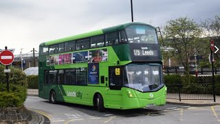 First West Yorkshire 875 Leeds to Grassington Hawes Weight Eclipse Gemini Volvo B9TL 35585 YJ70 BGU [upl. by Aitra537]