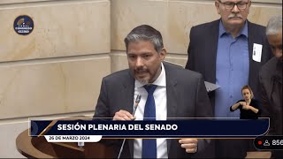 Sesión Plenaria del Senado Reforma Pensional [upl. by Anoved385]