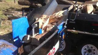 wallenstein wp820 firewood processor [upl. by Tobe]