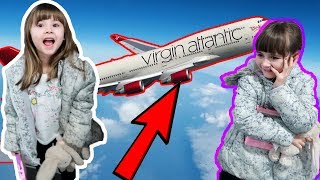 Virgin Atlantic Premium Economy Upper Deck  Gatwick to Orlando [upl. by Bullivant]