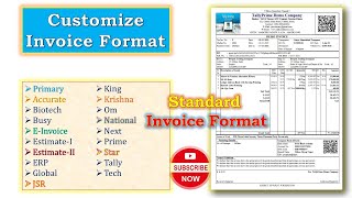 TallyPrime Customize Invoice  Customize E Invoice with QR Code Setup  Customize Half Page Invoice [upl. by Eanat]