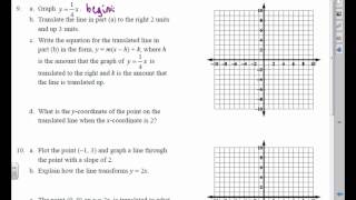 Translations of Linear Functions [upl. by Inalial]