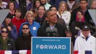 President Obama the Real Mitt Romney  Denver Colorado [upl. by Anotyal]