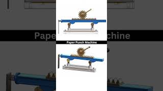 paper punch machineuse on paper holemechanical enggtechnicaltechnicalshortvideo mechine⚙️🛠️ [upl. by Notnirb]