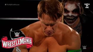 FULL MATCH John Cena vs Bray Wyatt The Fiend  Firefly Fun House Match  WrestleMania 36 Night 2 [upl. by Jedthus]