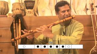 Lesson 3 How to play Saptak  Sa Re Ga Ma Pa DHa Ni in flute Bansuri [upl. by Elram]