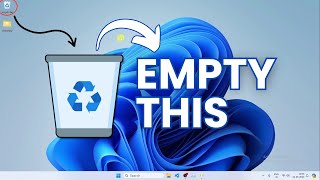 How to Empty Recycle Bin in Windows 11 Clear Recycle Bin [upl. by Llyrad363]